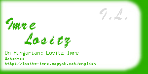 imre lositz business card